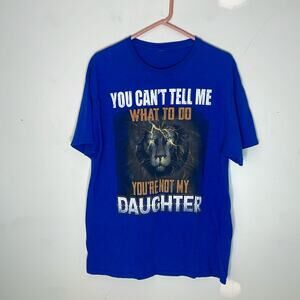 Men's Graphic "Daughter" Short Sleeve T Shirt Size XL